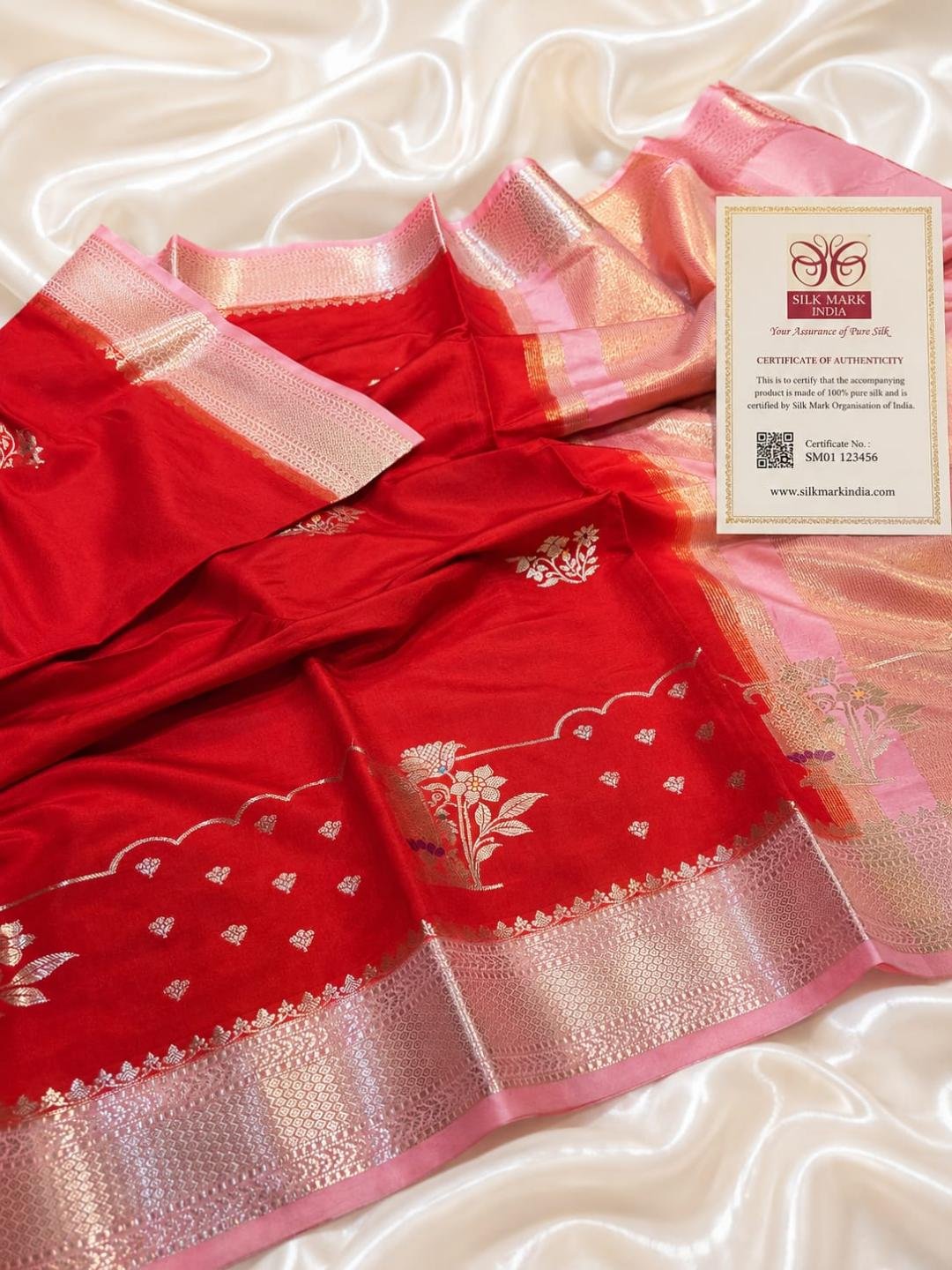 Beautiful Banaras Katan Silk Sarees - Image 4