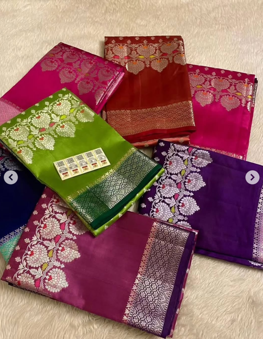 Banarasi Meenakari Design Saree - Image 6