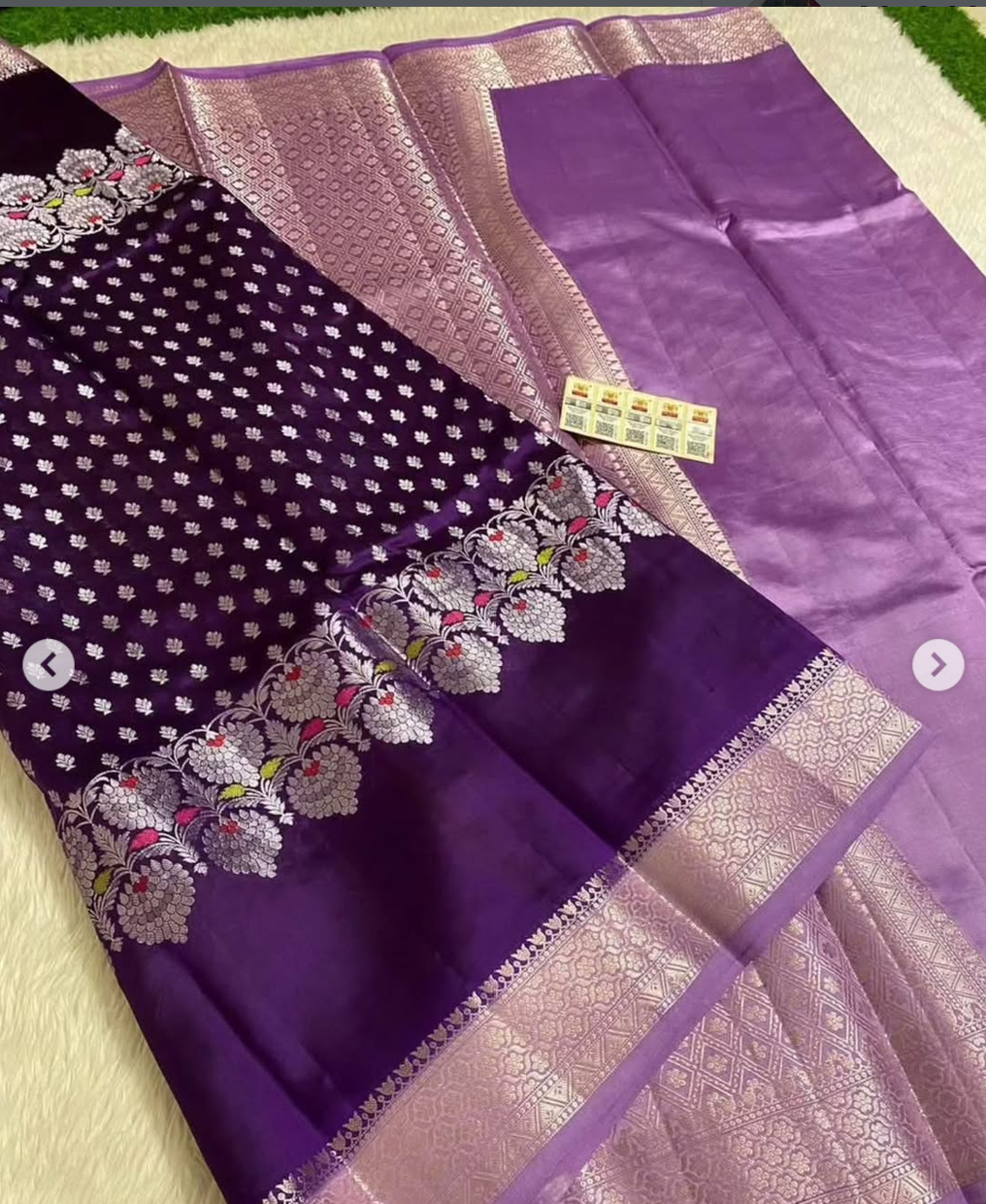 Banarasi Meenakari Design Saree - Image 7