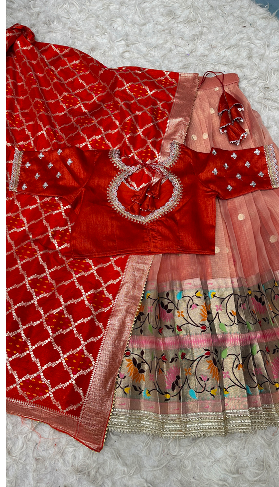 Beautiful Designer Paithani Lehanga - Image 7