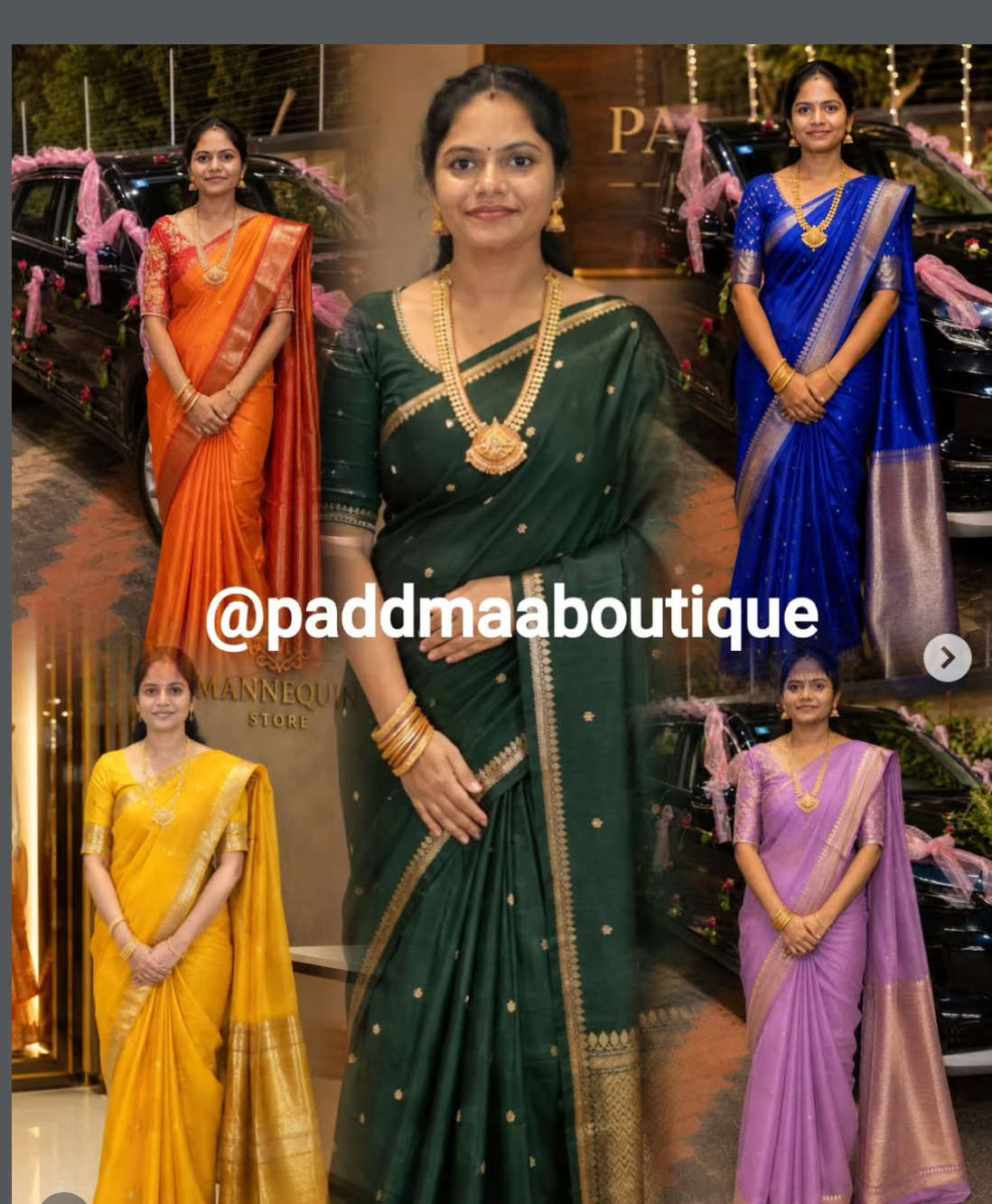 Beautiful Organza Kora Sarees - Image 2