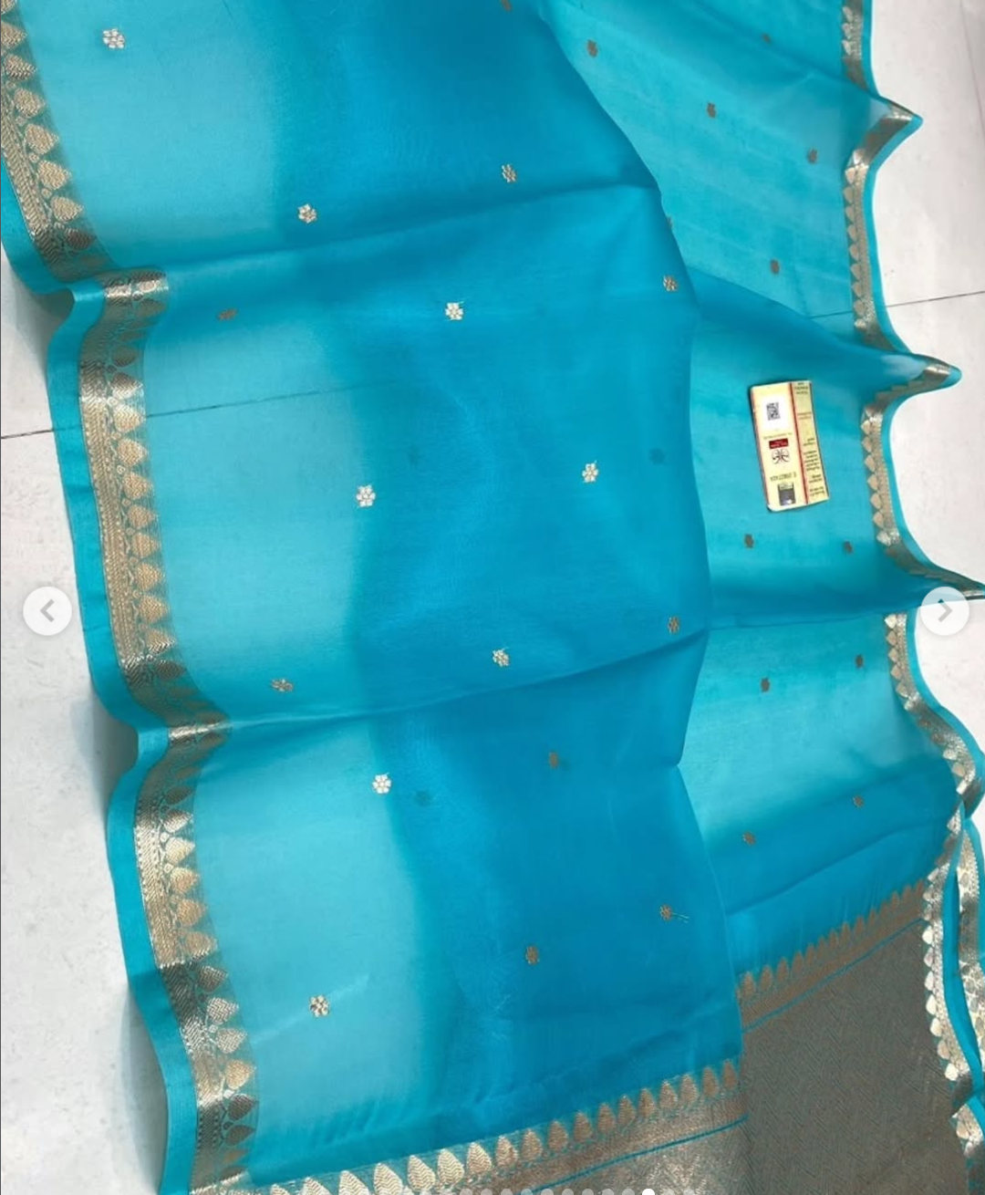Beautiful Organza Kora Sarees - Image 16