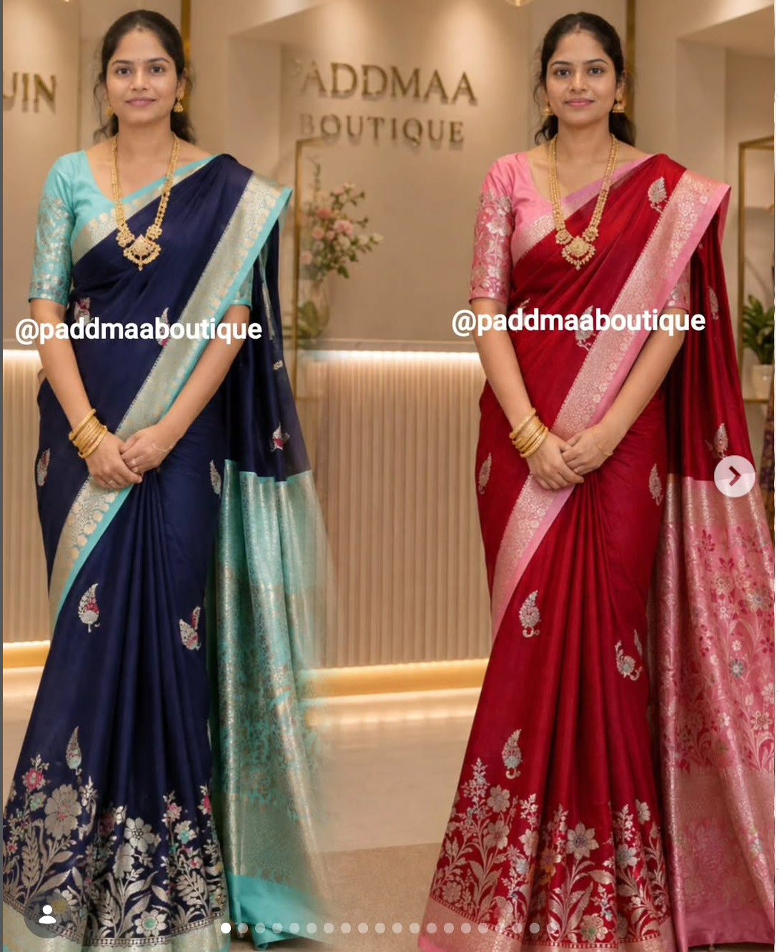 Beautiful Banaras Katan Silk Sarees - Image 2