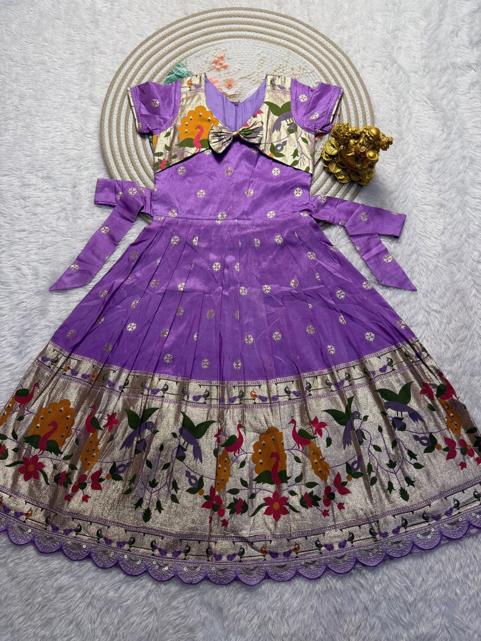 Beautiful Paithani Frocks - Image 2
