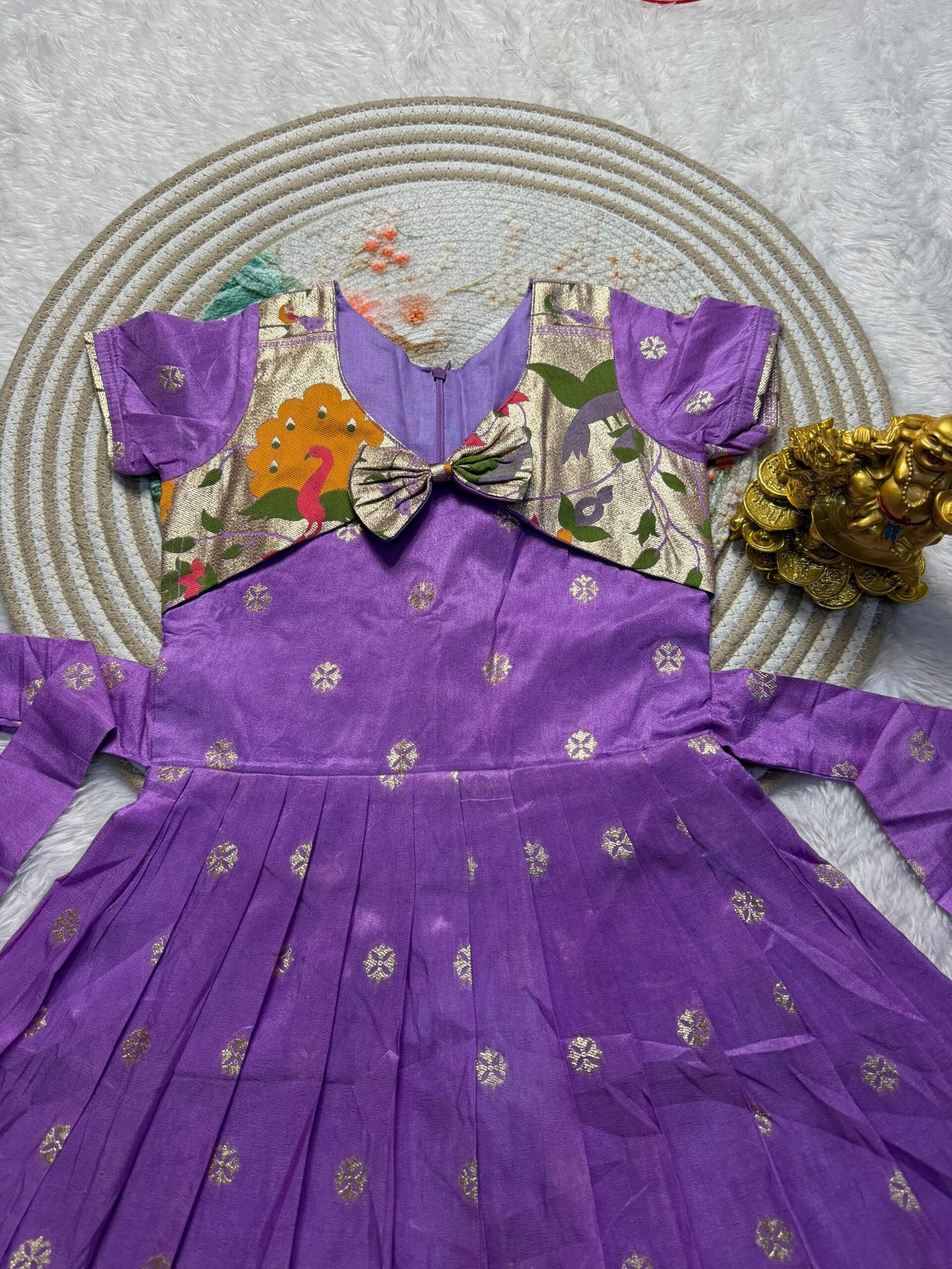 Beautiful Paithani Frocks - Image 3
