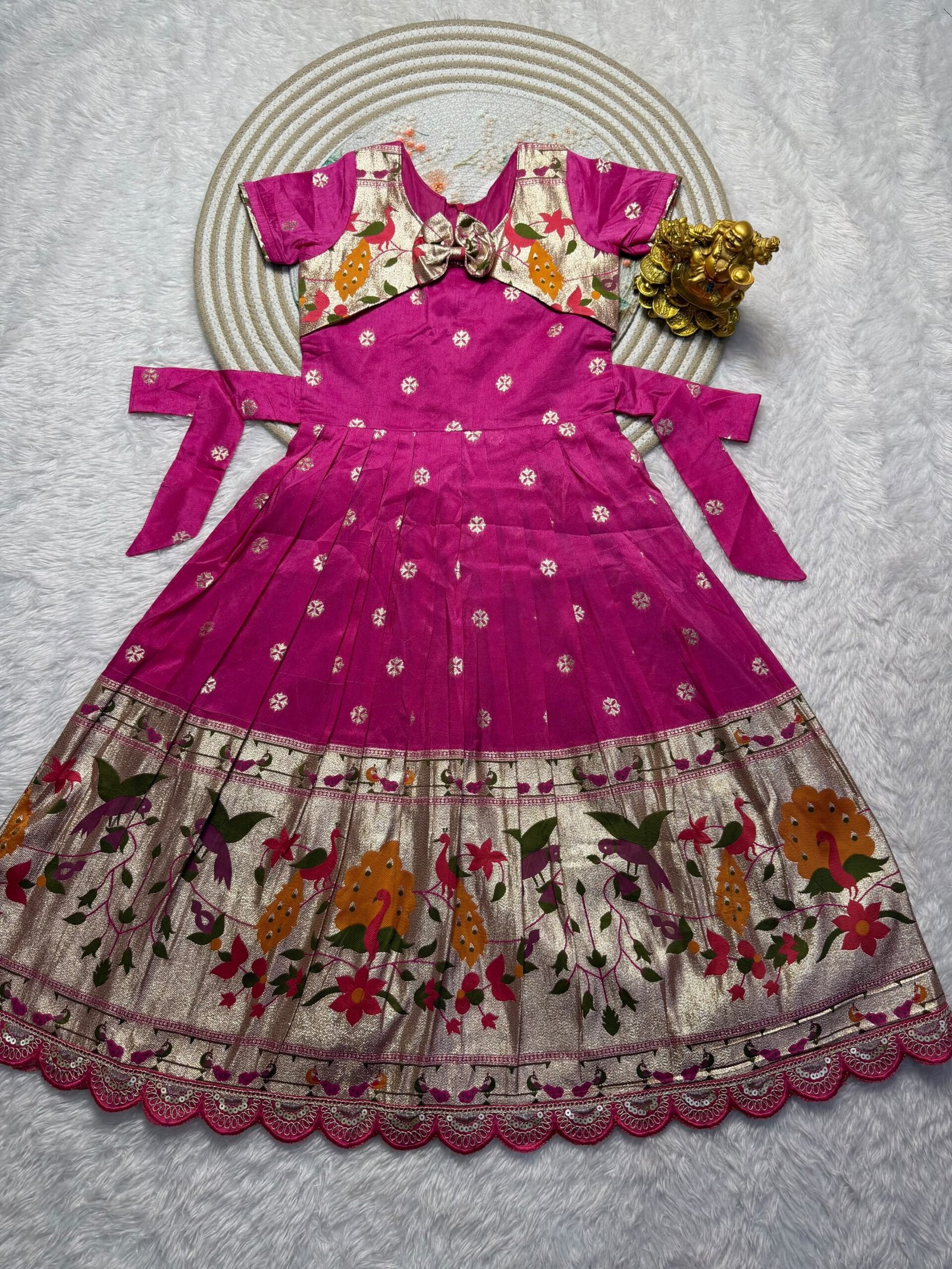 Beautiful Paithani Frocks - Image 5
