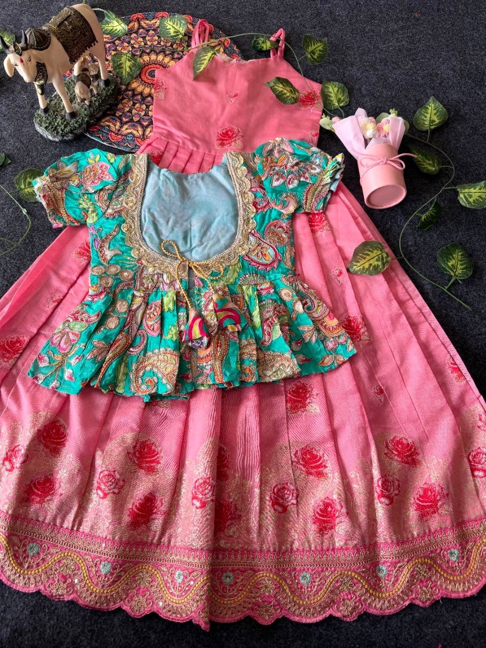 Beautifully Lotus Design Kids Wear
