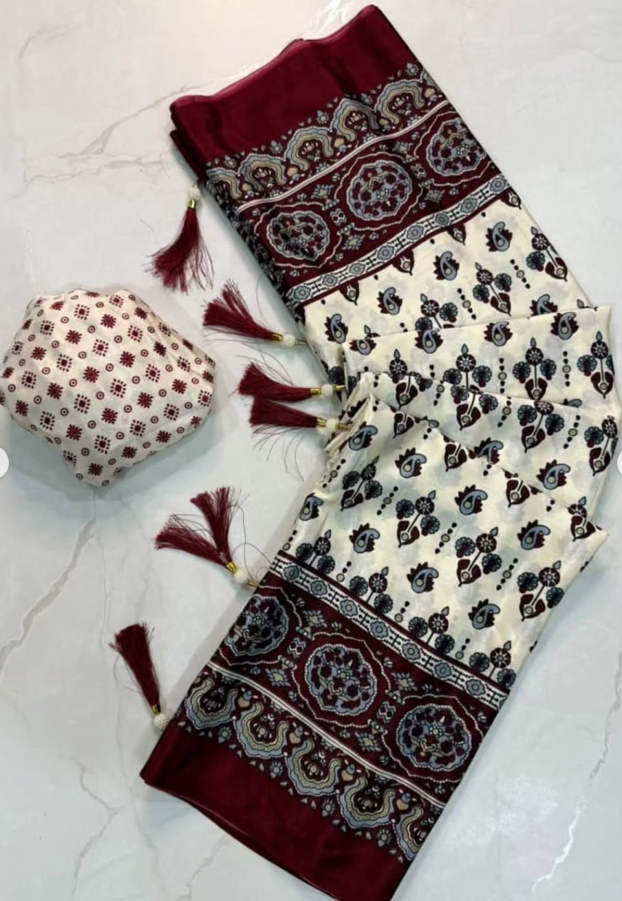 Budjet Ajrakh Sarees - Image 3