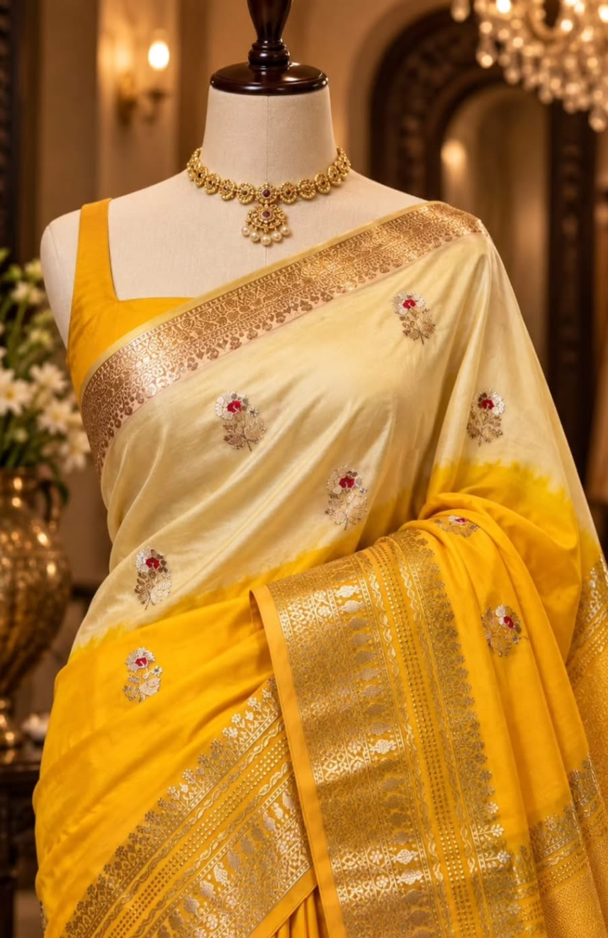 Dual Banaras Sarees - Image 7