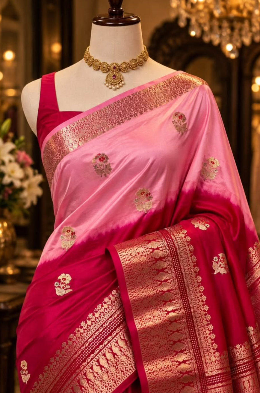 Dual Banaras Sarees - Image 8