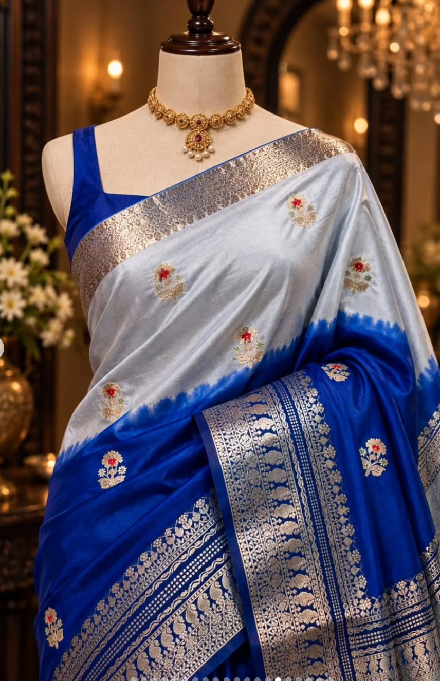 Dual Banaras Sarees - Image 9